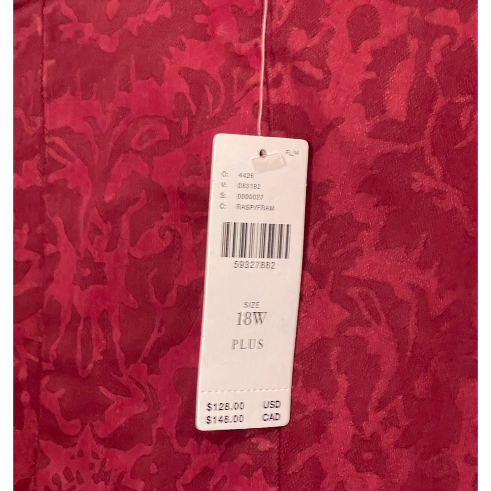 - Anthropologie Pilcro Flocked High-Rise Leggings/Pants NWT SZ 18W - Picture 15 of 16
